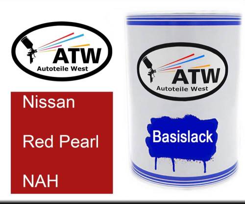 Nissan, Red Pearl, NAH: 500ml Lackdose, von ATW Autoteile West.